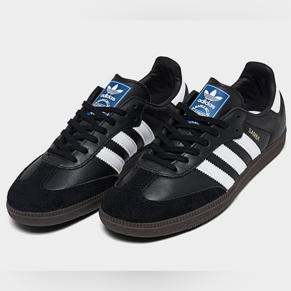 ADIDAS ORIGINALS BLACK SAMBA OG CASUAL SHOES SNEAKERS 6M / 7.5M / 38.5 EU